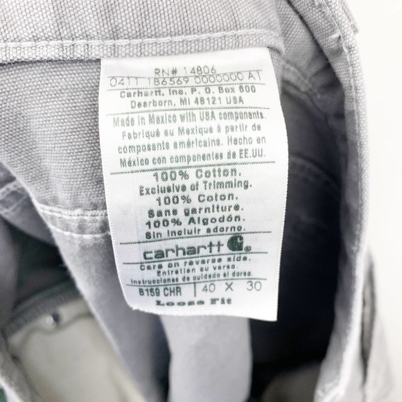 Carhartt Cargo Work Pants Loose Fit 40x30 - Picture 10 of 10
